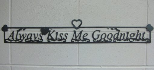 Image of Always Kiss Me Goodnight Wall Art