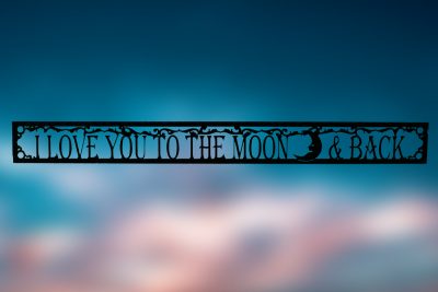 Image of I Love You To The Moon & Back Wall Art